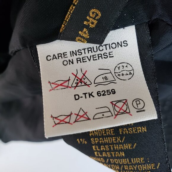 Vintage Donna Karan NY Wool Blazer Double Breasted Plaid size 10 Longline Career - Picture 11 of 14